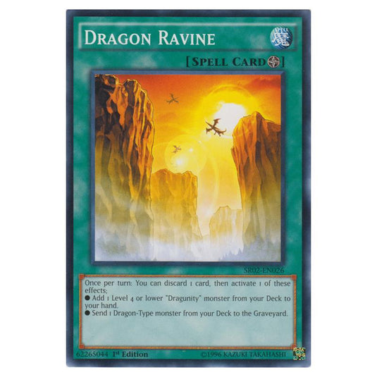 Yu-Gi-Oh! - Rise of the True Dragons Structure Deck - Dragon Ravine (Common) SR02-EN026