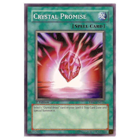 Yu-Gi-Oh! - Duelist Pack - Jesse Anderson - Crystal Promise (Common) DP07-EN016
