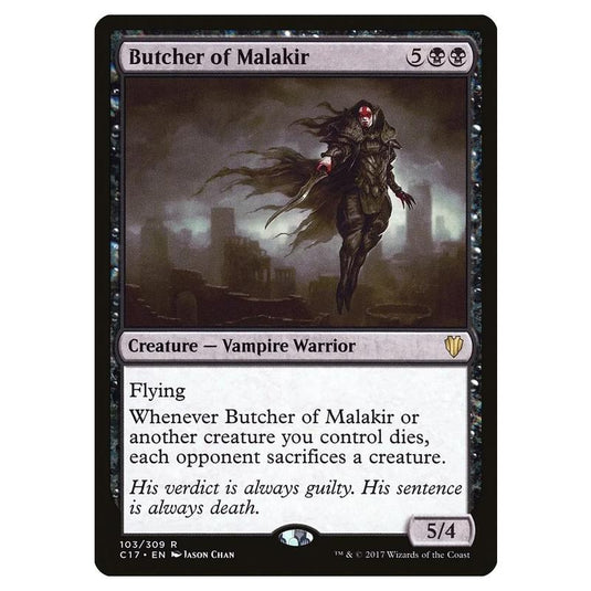 Magic The Gathering - Commander 2017 - Butcher of Malakir - 103/309