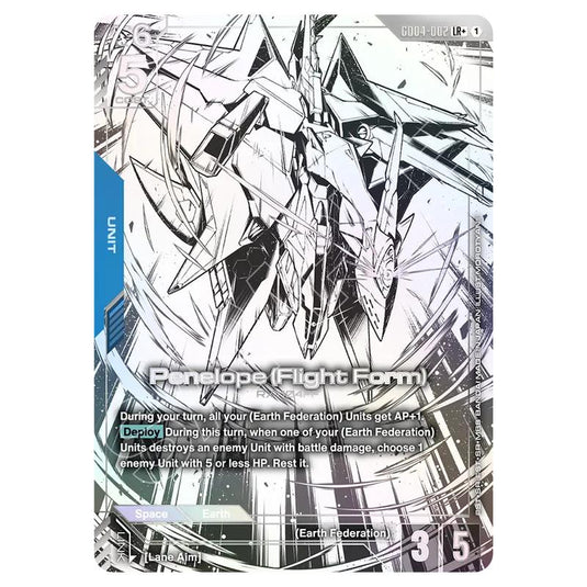 Gundam Card Game - GD-04: Phantom Aria - Penelope (Flight Form) (LR+) - GD04-002