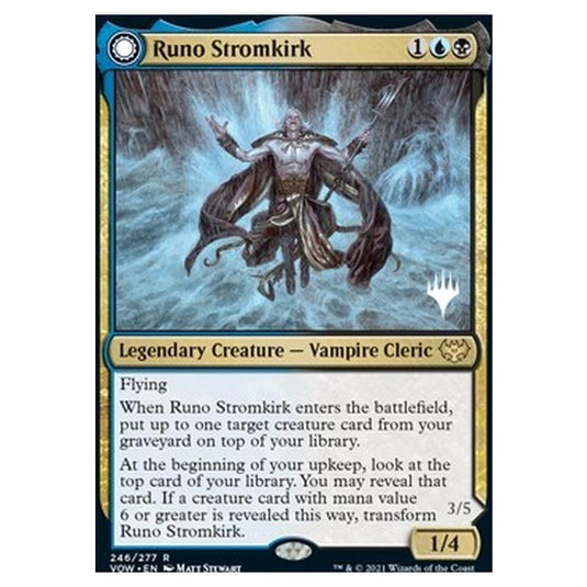 Magic The Gathering - Innistrad: Crimson Vow Promos - Runo Stromkirk // Krothuss, Lord of the Deep - 246/277