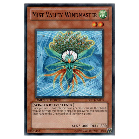 Yu-Gi-Oh! - Gold Series 3 - Mist Valley Windmaster (Common) GLD3-EN033
