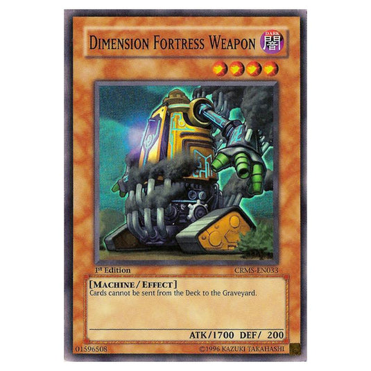 Yu-Gi-Oh! - Crimson Crisis - Dimension Fortress Weapon (Super Rare) CRMS-EN033