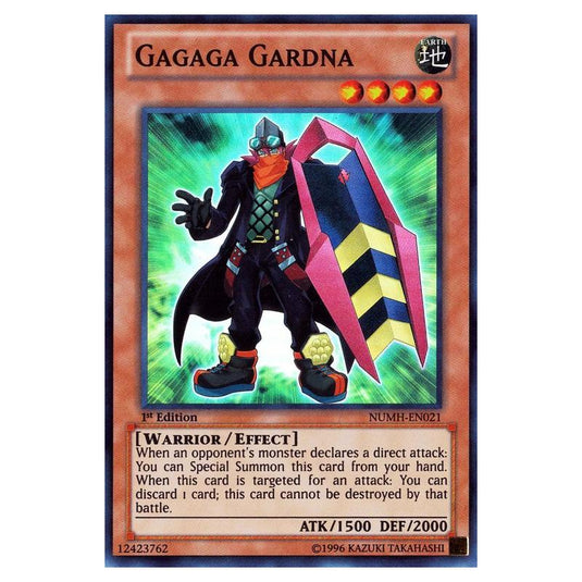 Yu-Gi-Oh! - Number Hunters - Gagaga Gardna (Super Rare) NUMH-EN021