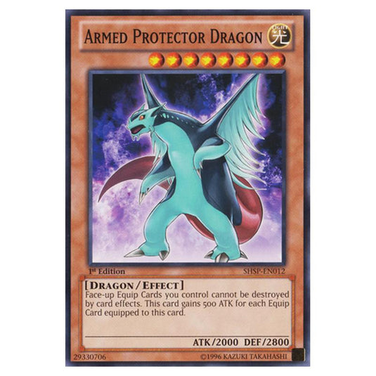 Yu-Gi-Oh! - Shadow Specters - Armed Protector Dragon (Common) SHSP-EN012