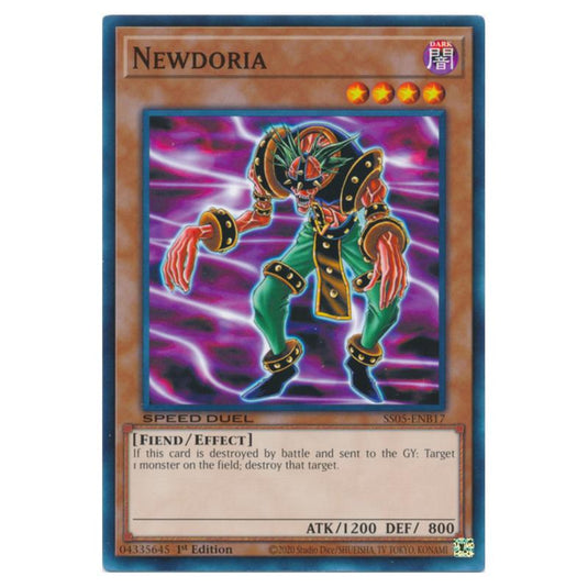 Yu-Gi-Oh! - Speed Duel Starter Decks - Twisted Nightmares - Newdoria (Common) SS05-ENB17