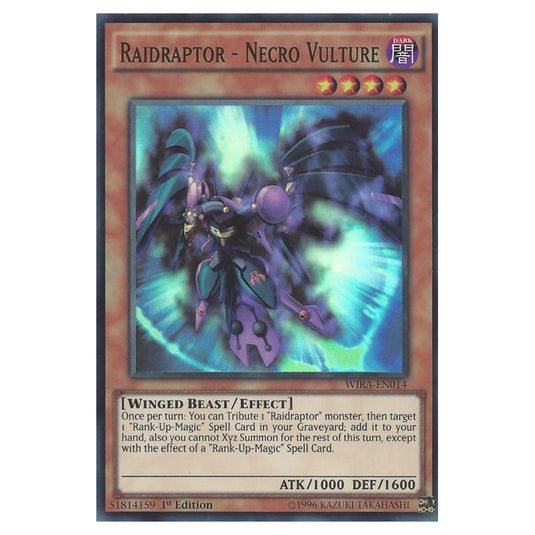 Yu-Gi-Oh! - Wing Raiders - Raidraptor - Necro Vulture (Super Rare) WIRA-EN014