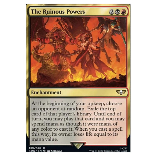 Magic The Gathering - Universes Beyond - Warhammer 40k - The Ruinous Powers - 139/168
