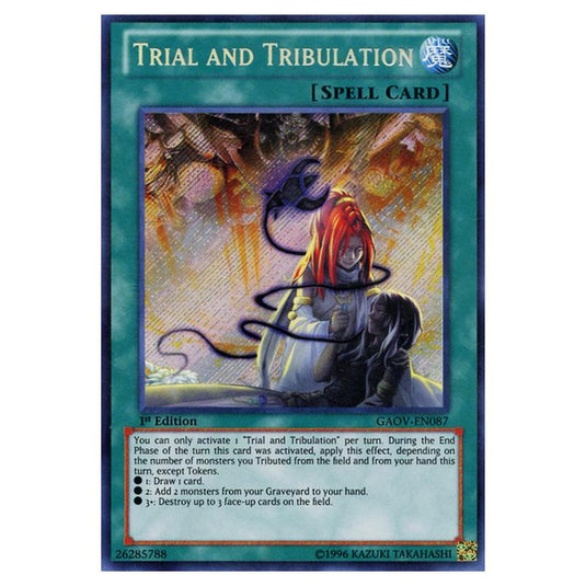 Yu-Gi-Oh! - Galactic Overlord - Trial and Tribulation (Secret Rare) GAOV-EN087