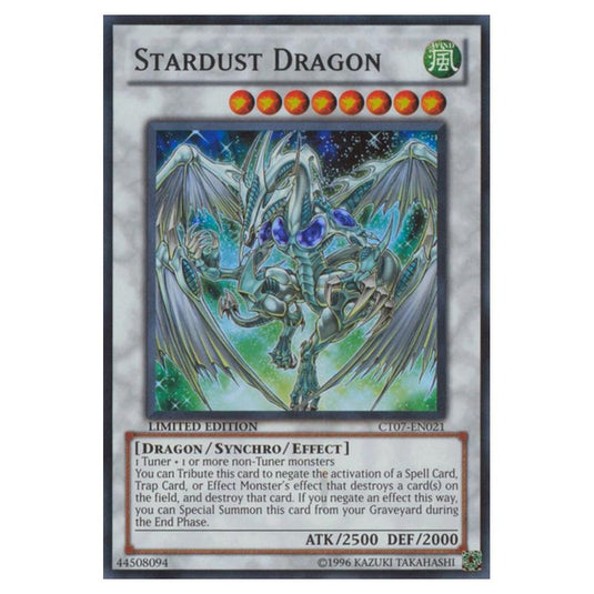 Yu-Gi-Oh! - Collectible Tins 2010 Wave 2 - Stardust Dragon (Super Rare) CT07-EN021