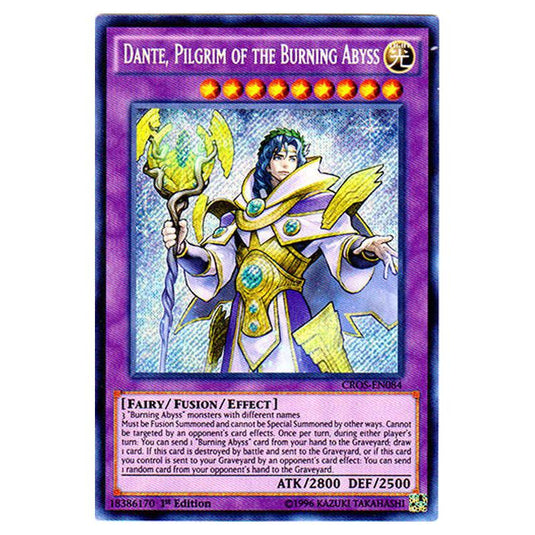Yu-Gi-Oh! - Crossed Souls - Dante, Pilgrim of the Burning Abyss (Secret Rare) CROS-EN084