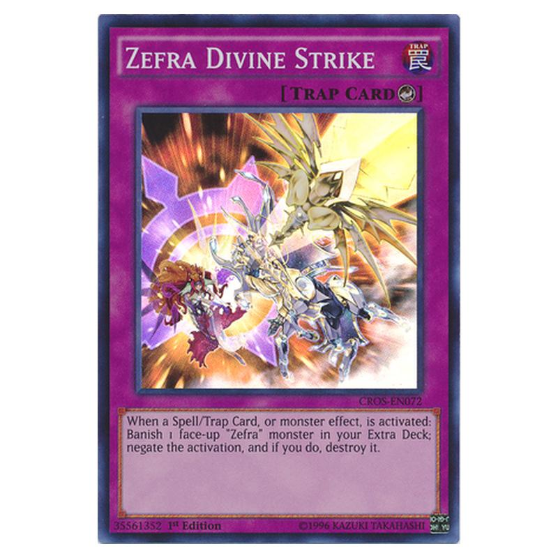 Yu-Gi-Oh! - Crossed Souls - Zefra Divine Strike (Super Rare) CROS-EN07