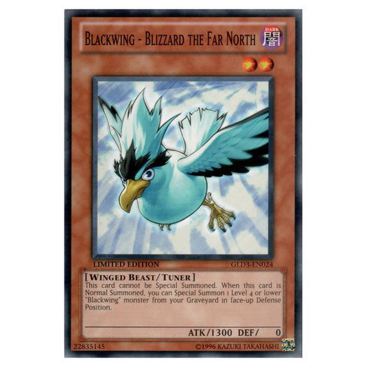 Yu-Gi-Oh! - Gold Series 3 - Blackwing - Blizzard the Far North (Common) GLD3-EN024