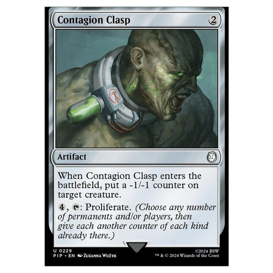 Magic The Gathering - Universes Beyond - Fallout - Contagion Clasp - 0229