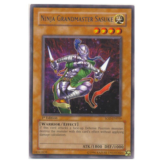 Yu-Gi-Oh! - Soul of the Duelist - Ninja Grandmaster Sasuke (Rare) SOD-EN019