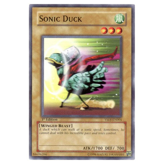 Yu-Gi-Oh! - Starter Deck - Jaden Yuki - Sonic Duck (Common) YSDJ-EN004