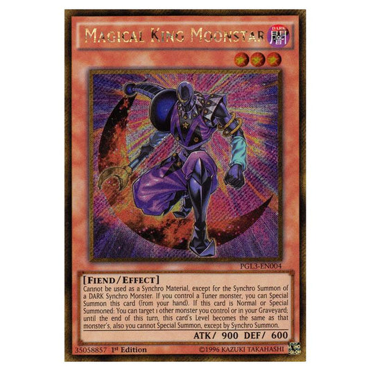 Yu-Gi-Oh! - Premium Gold - Infinite Gold - Magical King Moonstar (Gold Secret Rare) PGL3-EN004