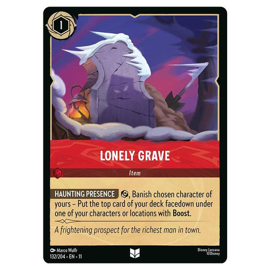 Lorcana - Winterspell - Lonely Grave (Uncommon) - 132/204