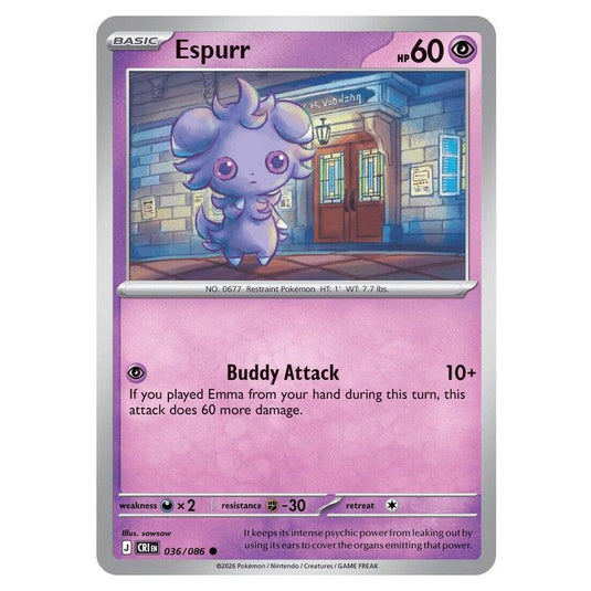 Pokemon - Mega Evolution - Chaos Rising - Espurr - 036/086