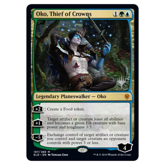 Magic The Gathering - Throne of Eldraine Promos - Oko, Thief of Crowns Magic The Gathering - Throne of Eldraine Promos - Oko, Thief of Crowns