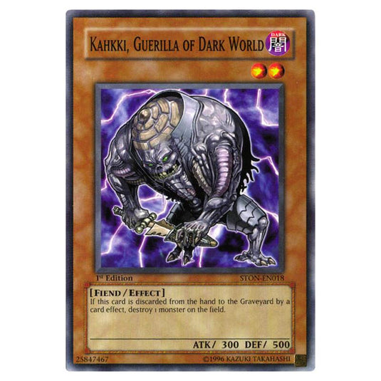 Yu-Gi-Oh! - Strike of Neos - Kahkki, Guerilla of Dark World (Common) STON-EN018