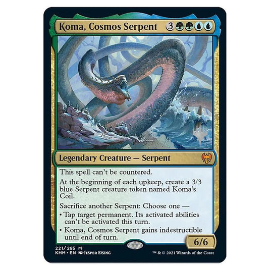 Magic The Gathering - Kaldheim Promos - Koma, Cosmos Serpent - 221/285