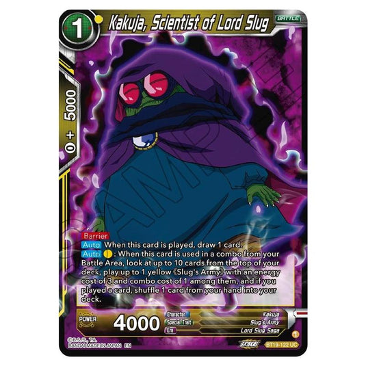 Dragon Ball Super - Fighter's Ambition - Kakuja, Scientist of Lord Slug - BT19-122