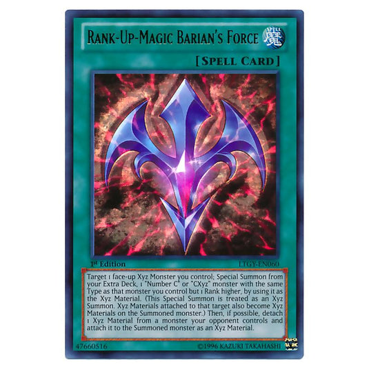 Yu-Gi-Oh! - Lord of the Tachyon Galaxy - Rank-Up-Magic Barian's Force (Ultra Rare) LTGY-EN060