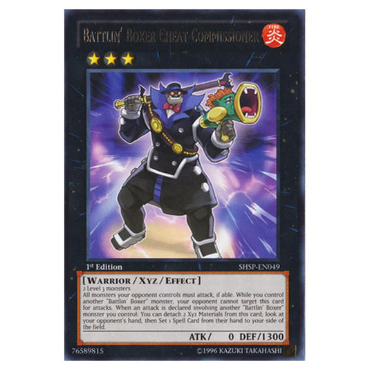 Yu-Gi-Oh! - Shadow Specters - Battlin\\' Boxer Cheat Commissioner (Rare) SHSP-EN049