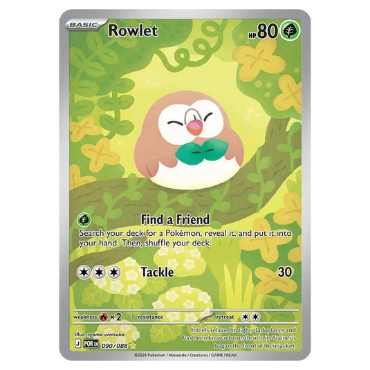 Pokemon - Mega Evolution - Perfect Order - Rowlet - 090/088