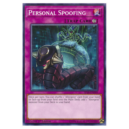 Yu-Gi-Oh! - Star Pack VRAINS - Personal Spoofing (Common) SP18-EN049