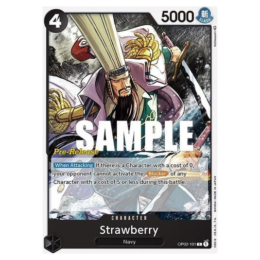 One Piece - OP-02: Paramount War Promos - Strawberry - OP02-101