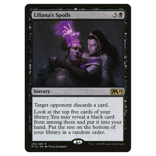 Magic the Gathering - Core Set 2019 - Liliana\\'s Spoils - 294/280