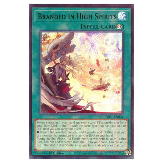 Yu-Gi-Oh! - The Chronicles Deck - The Fallen & The Virtuous - Branded in High Spirits (Ultra Rare) - CH01-EN024