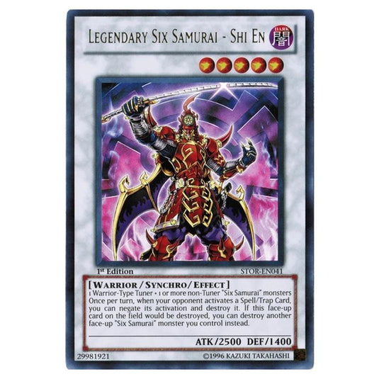 Yu-Gi-Oh! - Storm of Ragnarok - Legendary Six Samurai - Shi En (Ultra Rare) STOR-EN041
