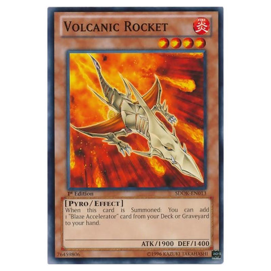 Yu-Gi-Oh! - Onslaught of the Fire Kings Structure Deck - Volcanic Rocket (Common) SDOK-EN013