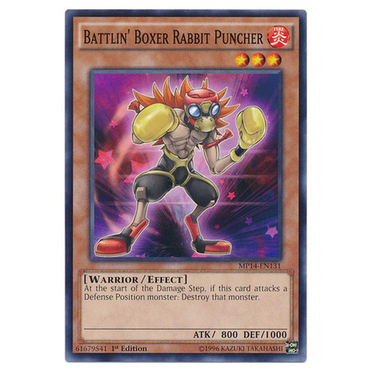 Yu-Gi-Oh! - 2014 Mega-Tin Mega Pack - Battlin' Boxer Rabbit Puncher (Common) MP14-EN131
