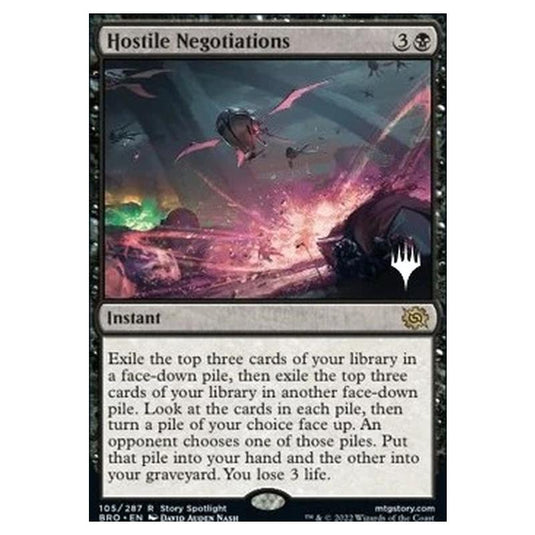 Magic The Gathering - The Brothers' War Promos - Hostile Negotiations - 105/287