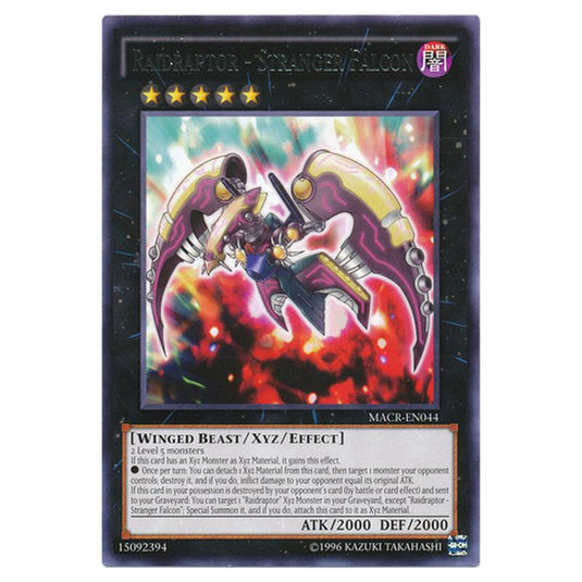 Yu-Gi-Oh! - Maximum Crisis - Raidraptor - Stranger Falcon (Rare) MACR-EN044