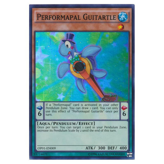 Yu-Gi-Oh! - OTS Tournament Pack 1 - Performapal Guitartle (Super Rare) OP01-EN009