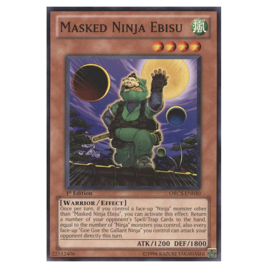 Yu-Gi-Oh! - Order of Chaos - Masked Ninja Ebisu (Common) ORCS-EN030