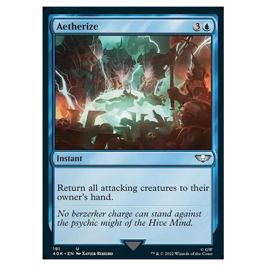 Magic The Gathering - Universes Beyond - Warhammer 40k - Aetherize - 191/168