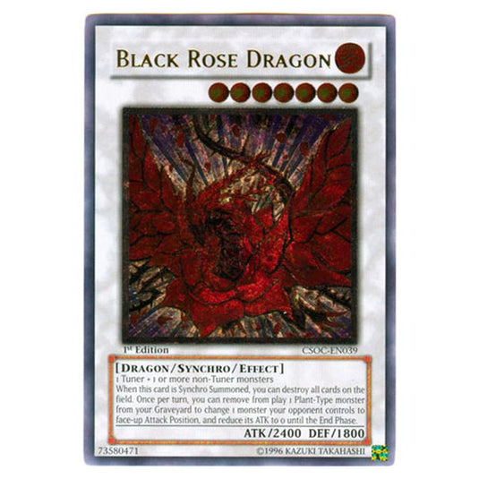 Yu-Gi-Oh! - Crossroads of Chaos - Black Rose Dragon (Ultimate Rare) CSOC-EN039
