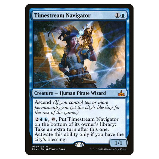 Magic The Gathering - Rivals Of Ixalan - Timestream Navigator - 59/196 (Foil)