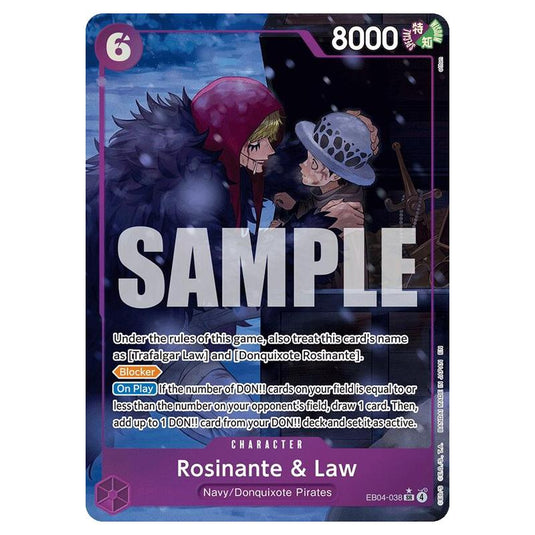 One Piece - OP14 - The Azure Sea's Seven - Rosinante & Law - EB04-038a
