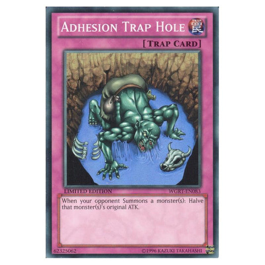 Yu-Gi-Oh! - War of the Giants Reinforcements - Adhesion Trap Hole (Super Rare) WGRT-EN083