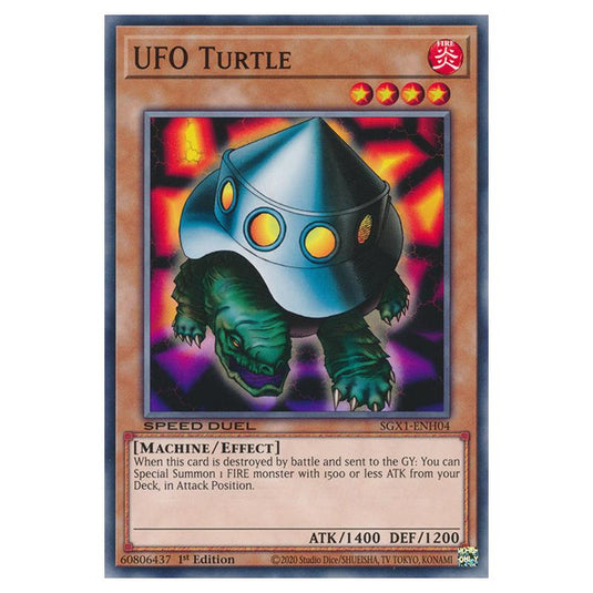 Yu-Gi-Oh! - Speed Duel GX - Duel Academy Box - UFO Turtle (Common) SGX1-ENH04