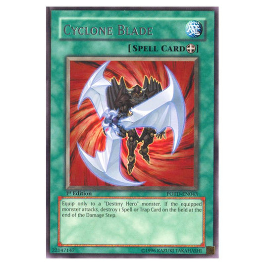Yu-Gi-Oh! - Power of the Duelist - Cyclone Blade (Rare) POTD-EN043