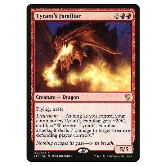 Magic The Gathering - Commander 2017 - Tyrant's Familiar - 143/309