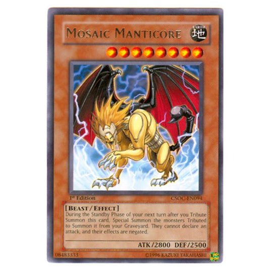 Yu-Gi-Oh! - Crossroads of Chaos - Mosaic Manticore (Rare) CSOC-EN094